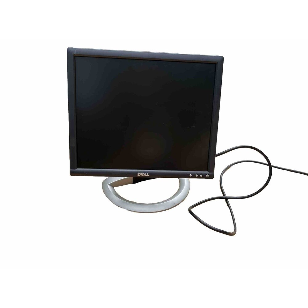 Dell 1704FPTt 17"  LCD Swivel & Tilt Monitor DVI VGA USB + Stand And Power Cord